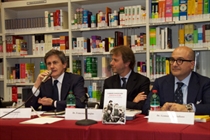 da sx Gianni Alemanno, Francesco Giorgino, Gennaro Sangiuliano