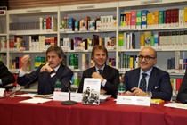 da sx Gianni Alemanno, Francesco Giorgino, Gennaro Sangiuliano